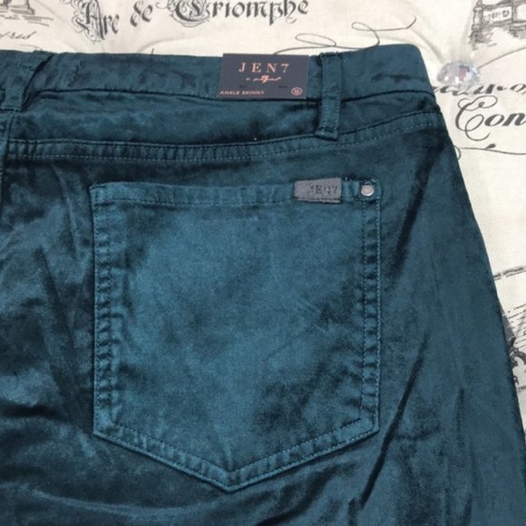 🎁 Jen7 By 7 For All Mankind Stretch Velvet Ankle - Picture 12 of 12